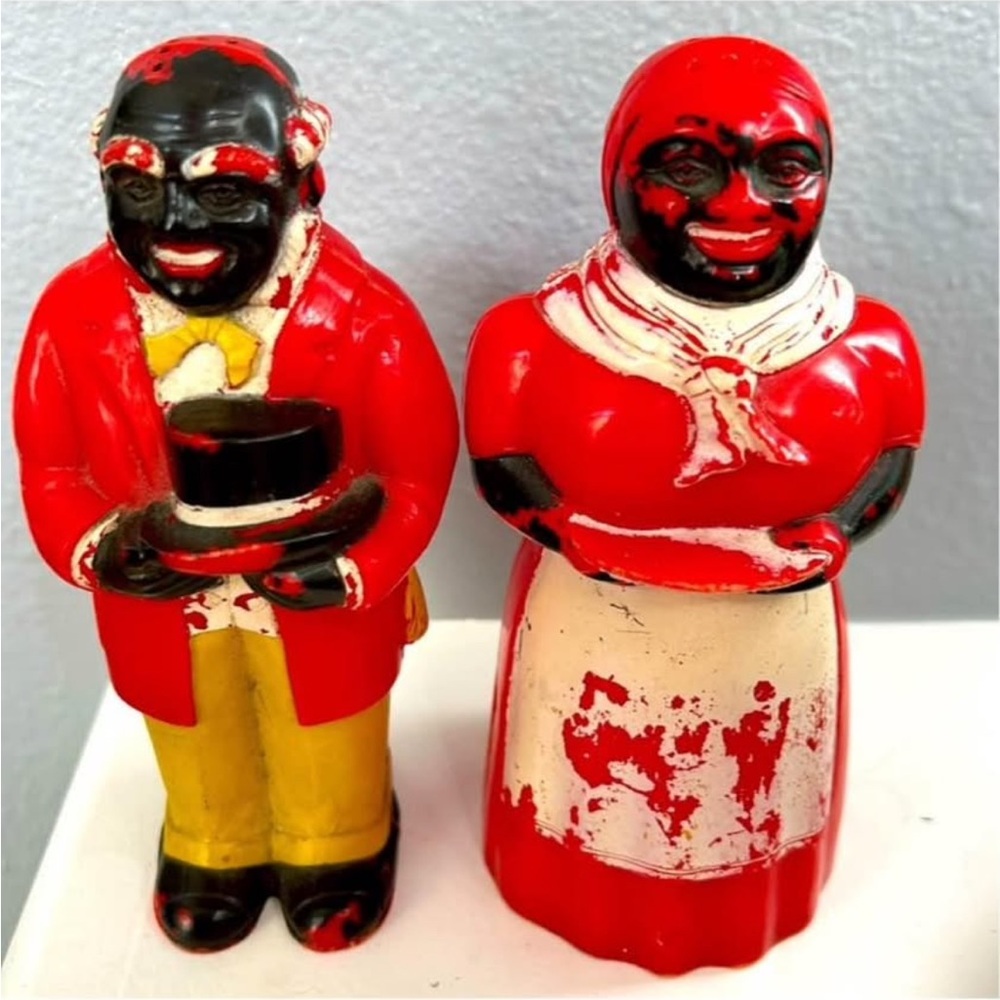 Vintage Aunt Jemima & Uncle Mose Salt & Pepper Shaker